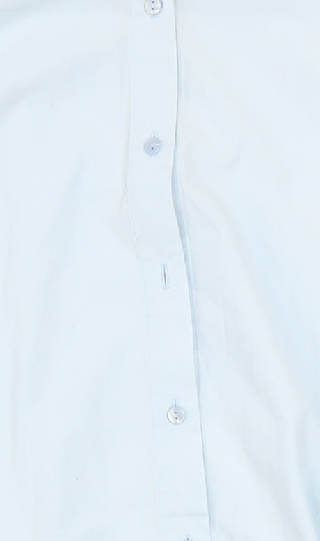 Vero Moda Aware Women's Light Blue Long Sleeve Cotton Button-Up Shirt Size S