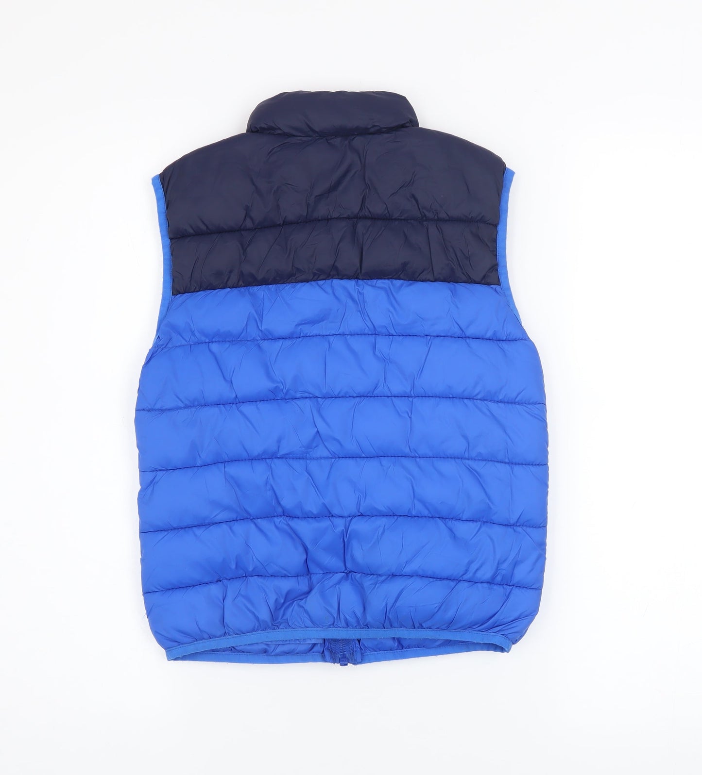 St. Bernard Boys Blue 7-8 Years Puffer Gilet Waistcoat Zip Up