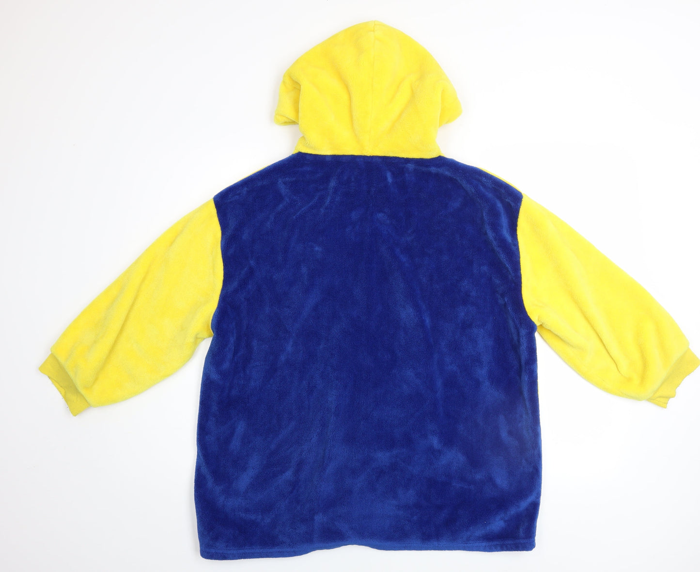 Minions Boys Yellow Blue Hooded Fleece Robe 8-11 Years Cartoon Nightwear