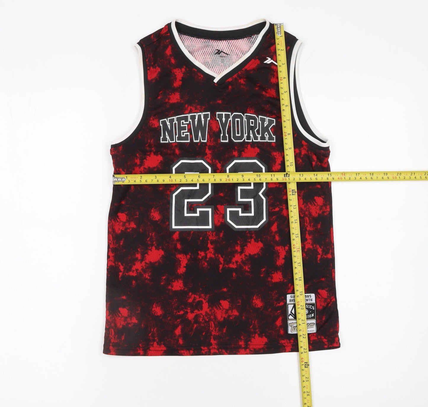 Tenth Boys Multicoloured Basketball Jersey Tank Top Size 12 Years