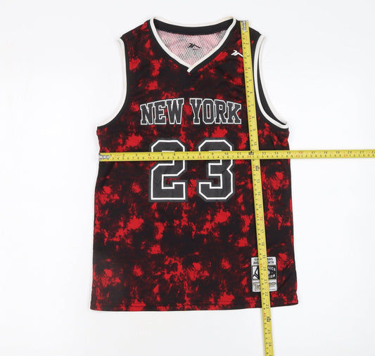 Tenth Boys Multicoloured Basketball Jersey Tank Top Size 12 Years