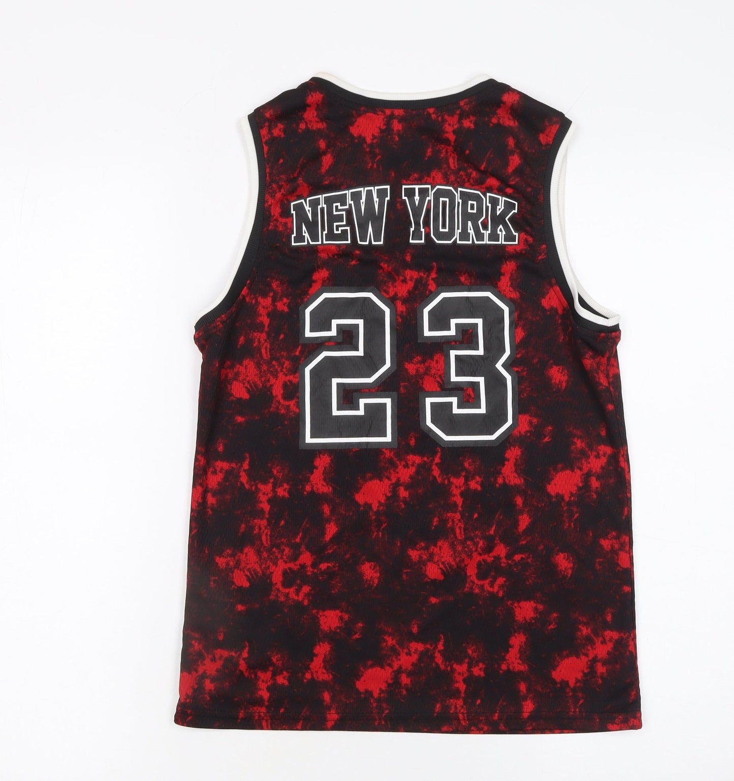 Tenth Boys Multicoloured Basketball Jersey Tank Top Size 12 Years