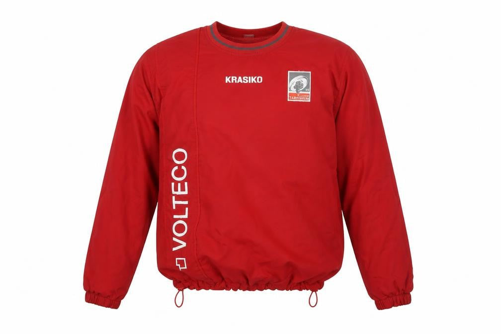 Krasiko Sport Mens Red Pullover Rugby Sweatshirt Size S