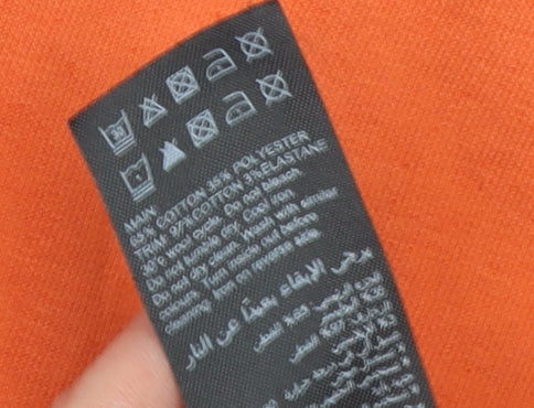 Mint Velvet Orange Cotton Blend Womens Sweatshirt Size S
