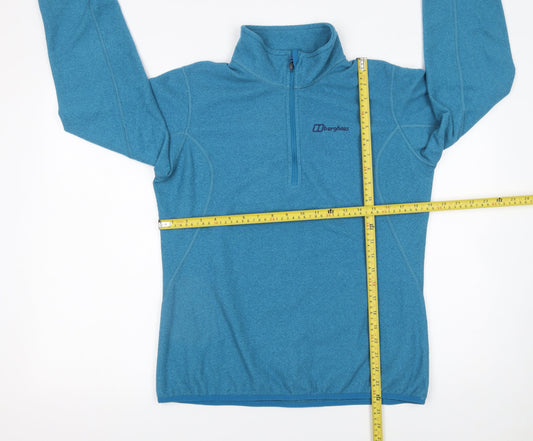 Berghaus Women’s Blue Fleece 1/2 Zip Sweatshirt UK 14 Outdoor Top