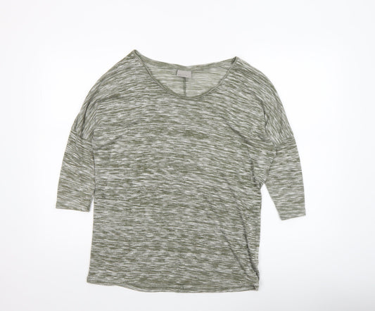 Vero Moda Women's Green 3/4 Sleeve Jersey T-Shirt Size M
