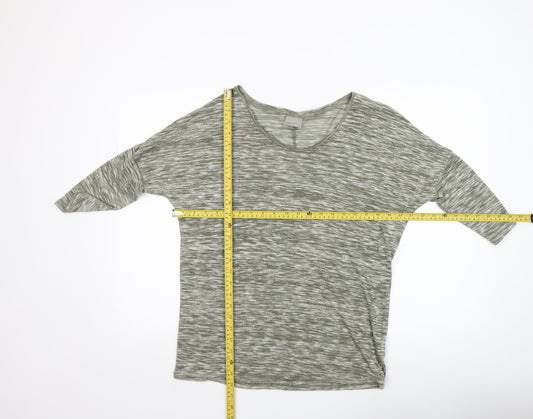 Vero Moda Women's Green 3/4 Sleeve Jersey T-Shirt Size M
