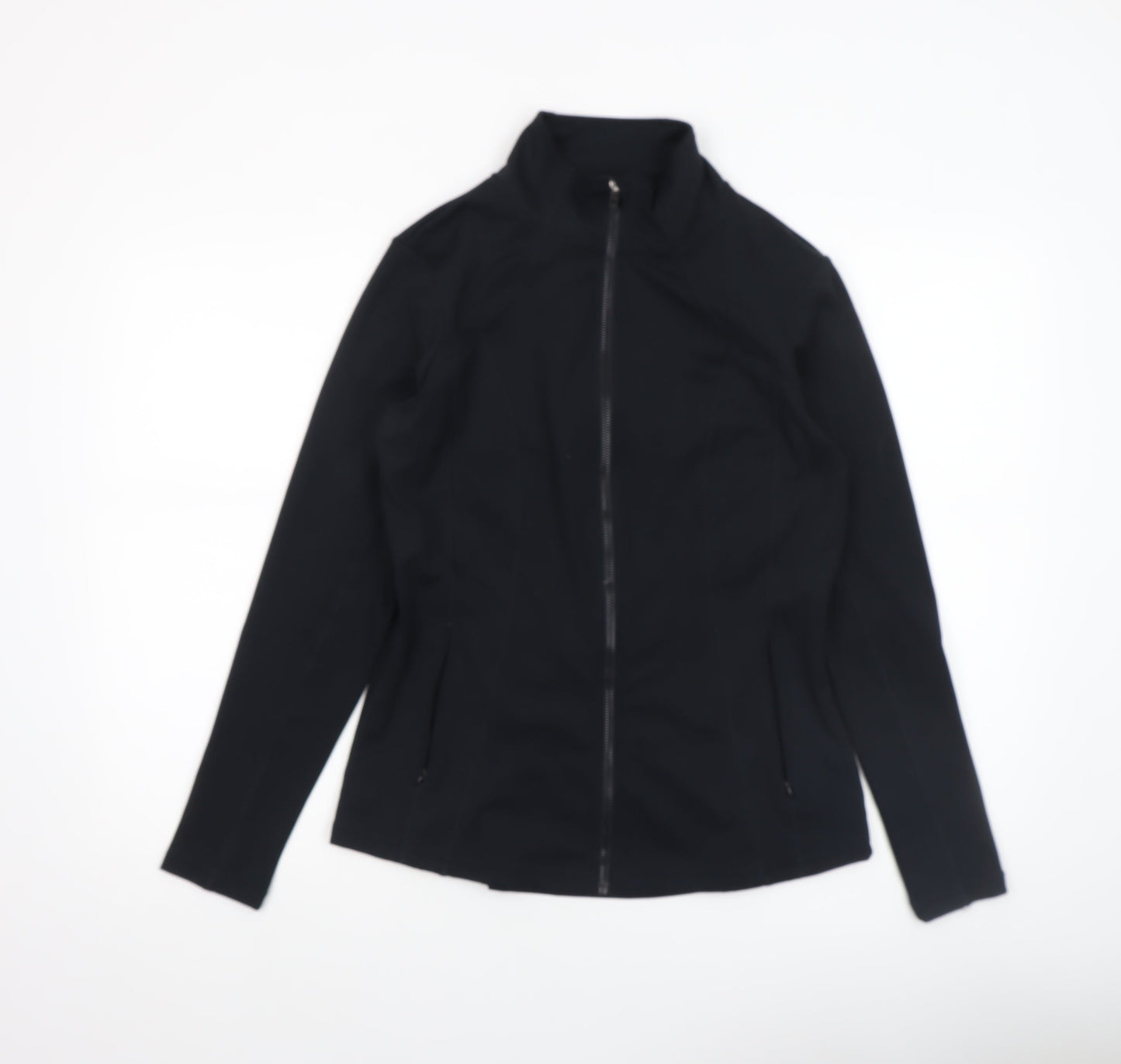 Dunnes Stores Women's Black Size 12 Full Zip Track Jacket