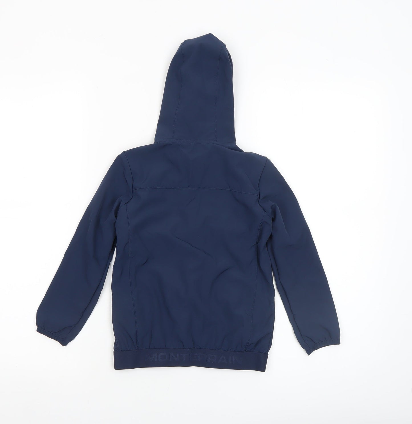 Monterrain Boys Blue 3-4 Years Hooded Lightweight Windbreaker Jacket
