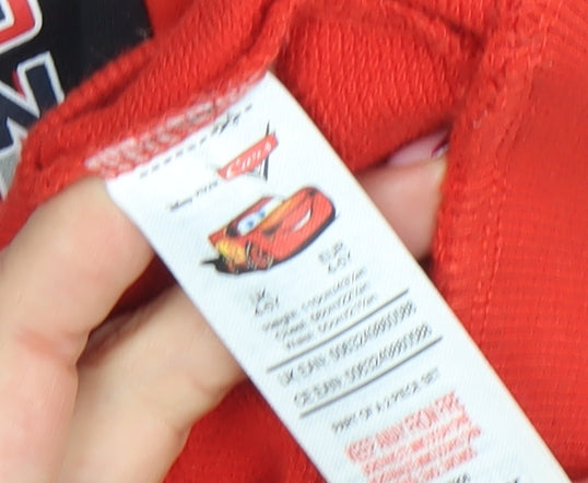 Disney Boys Red Lightning McQueen Full Zip Hoodie 4-5 Years