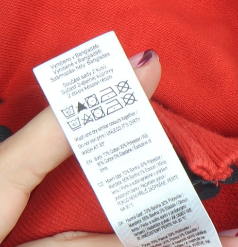 Disney Boys Red Lightning McQueen Full Zip Hoodie 4-5 Years