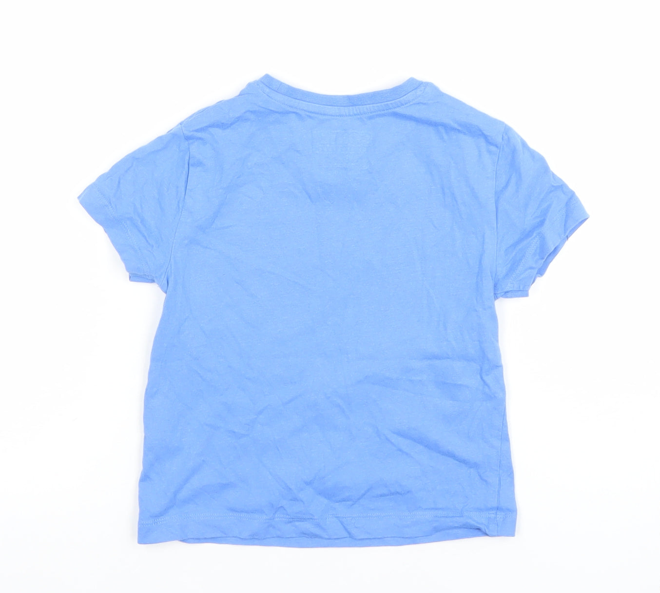 Sonic the Hedgehog Boys Blue Graphic T-Shirt 2-3 Years Short Sleeve Cotton