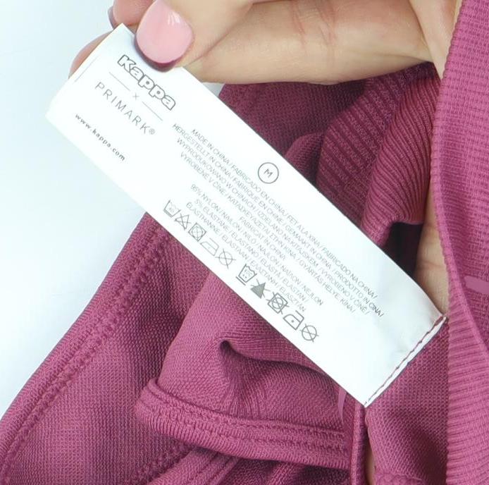 Kappa Women’s Pink One Shoulder Seamless Sports Bra Medium