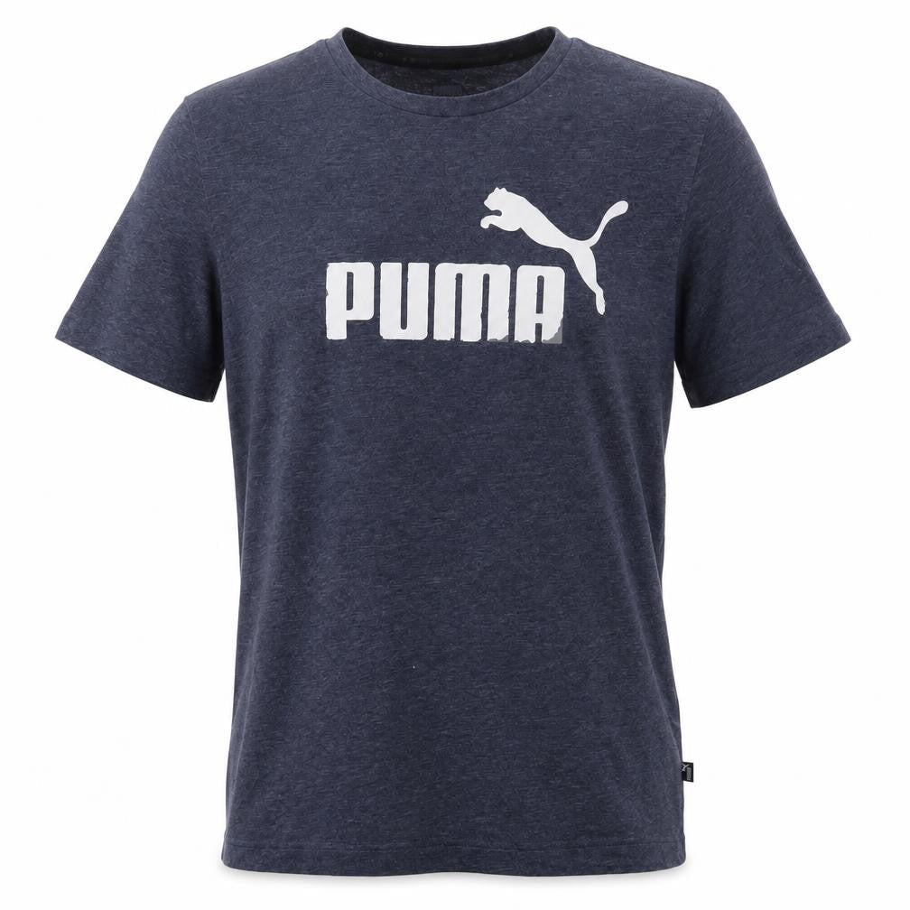 Puma Men Blue Regular Fit Crew Neck Short Sleeve Sports T-Shirt M