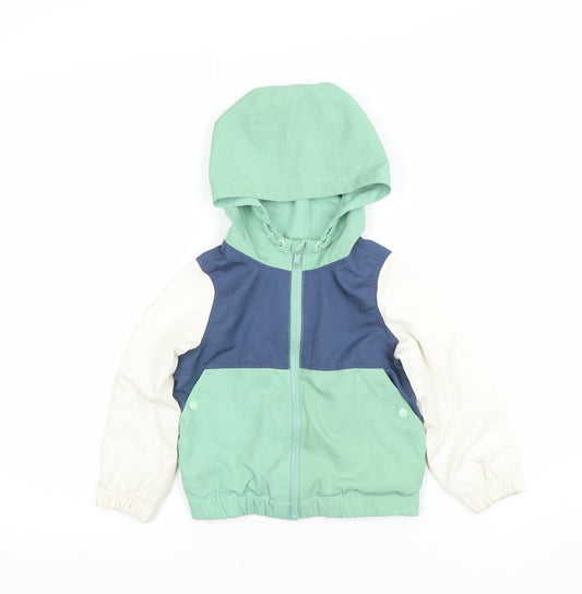 Novogratz Boys Multicoloured 2-3 Years Hooded Windbreaker Jacket