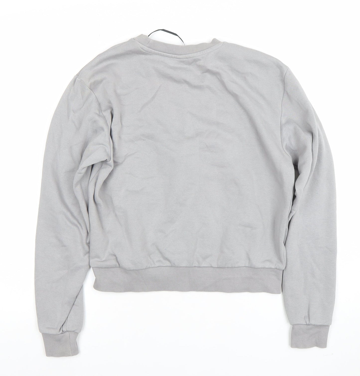 H&M Divided Women's Grey XS Pullover Sweatshirt with Graphic Print
