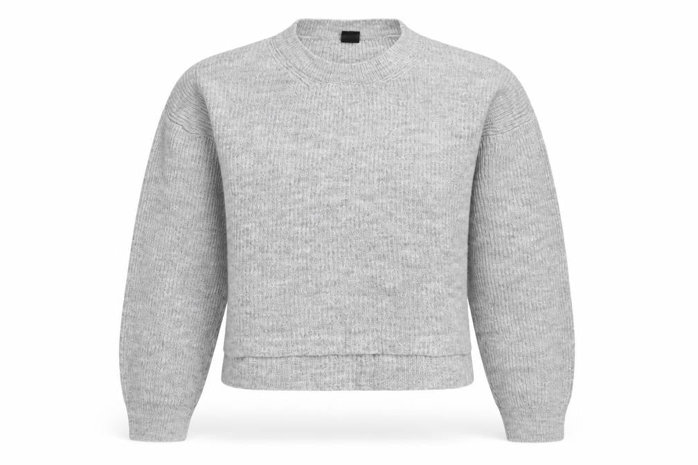 Urban Outfitters Women's Grey Chunky Knit Pullover Jumper Size M