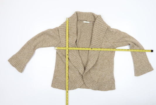 Marks & Spencer Women’s Beige Wool Blend Chunky Knit Cardigan UK 18