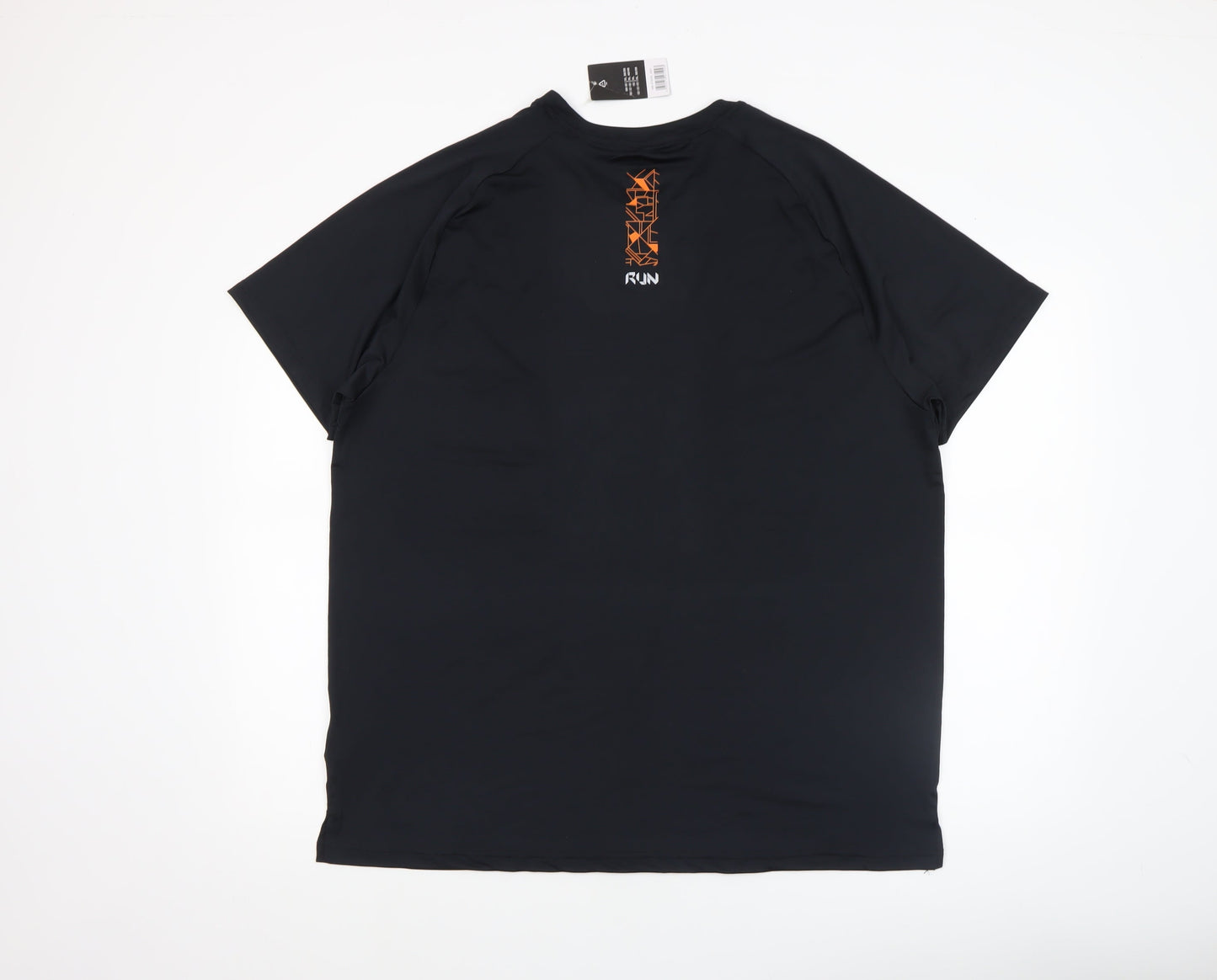 Crivit Men's Black XL Running T-Shirt Moisture Wicking Sports Top
