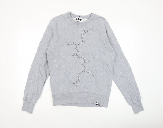 One and Other.io Women's Grey Organic Cotton Pullover Sweatshirt XS