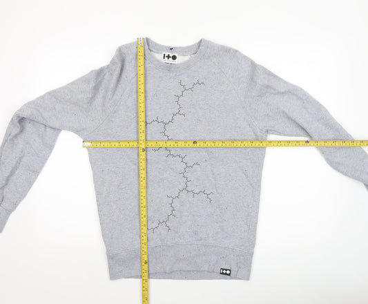 One and Other.io Women's Grey Organic Cotton Pullover Sweatshirt XS