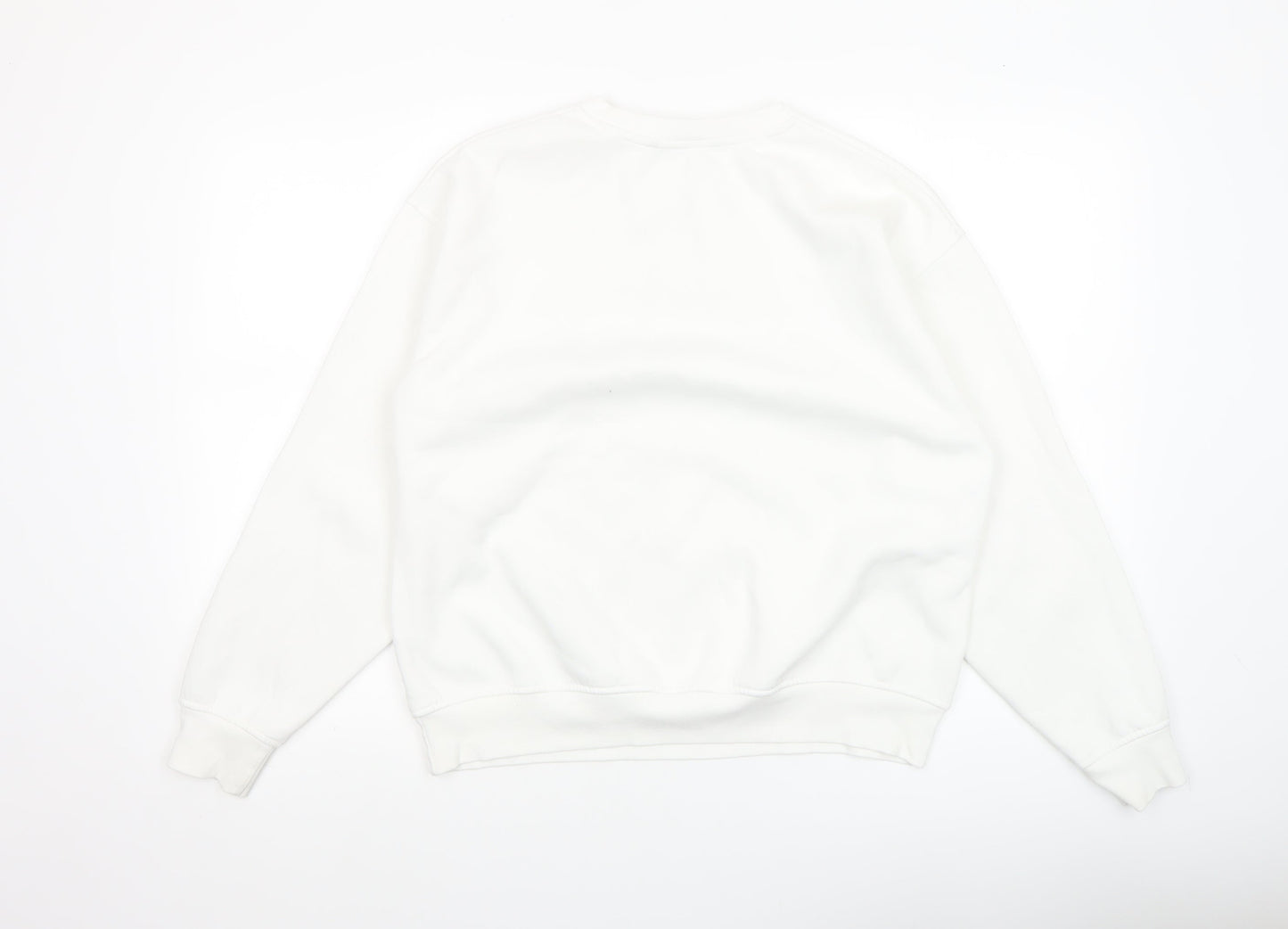 Dunnes Women White Copenhagen Print Pullover Sweatshirt Size M