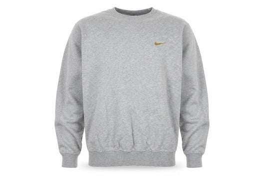 Nike Men's Grey Small Crew Neck Pullover Sweatshirt