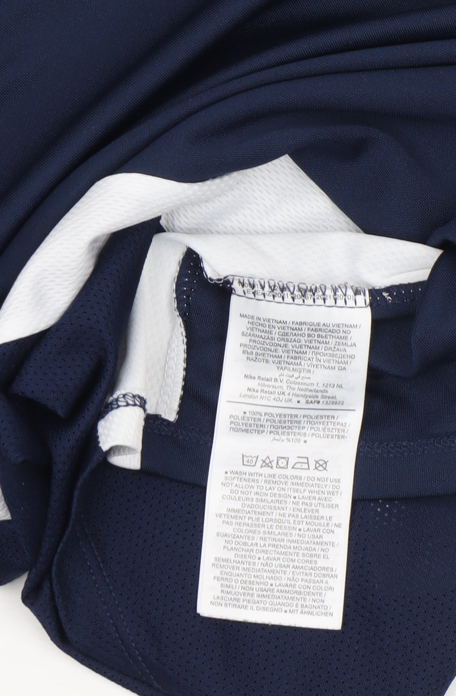 Nike Womens Blue Dri-Fit XS Slim Fit Short Sleeve Active T-Shirt