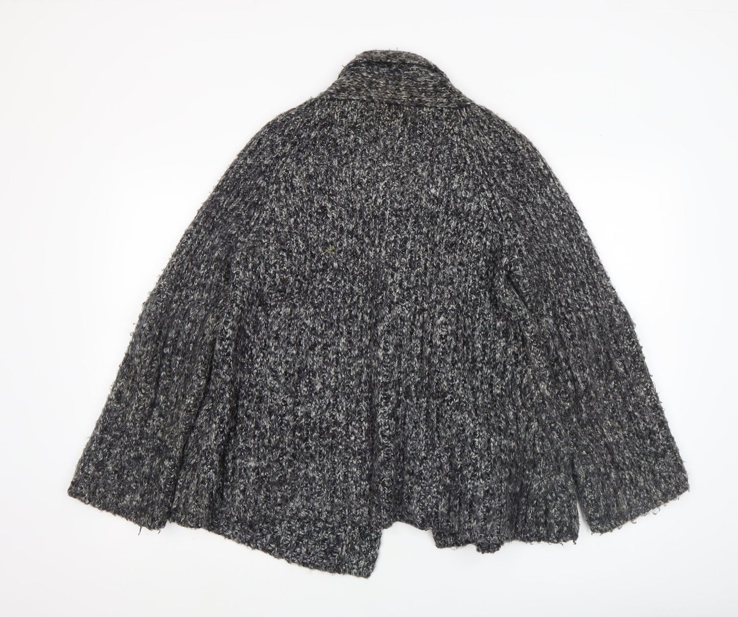 Marks and Spencer Women’s Black Mix Knit Cardigan Size 16 Acrylic