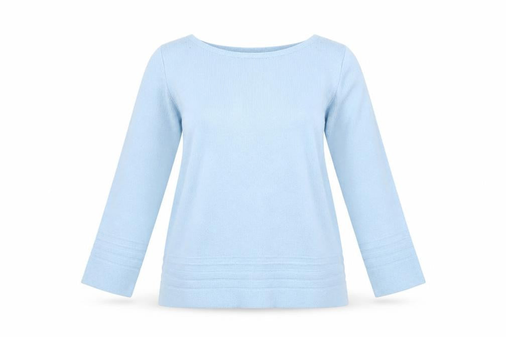 Marks and Spencer Women Blue Wool Acrylic Pullover Jumper Size 12