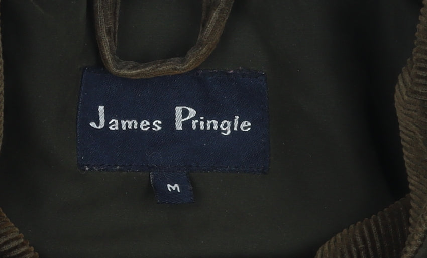 James Pringle Men's Brown Quilted Mid-Length Jacket M