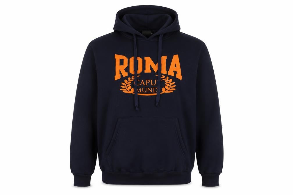 Chip Men's Blue Roma Hoodie XL Pullover Graphic Sweatshirt