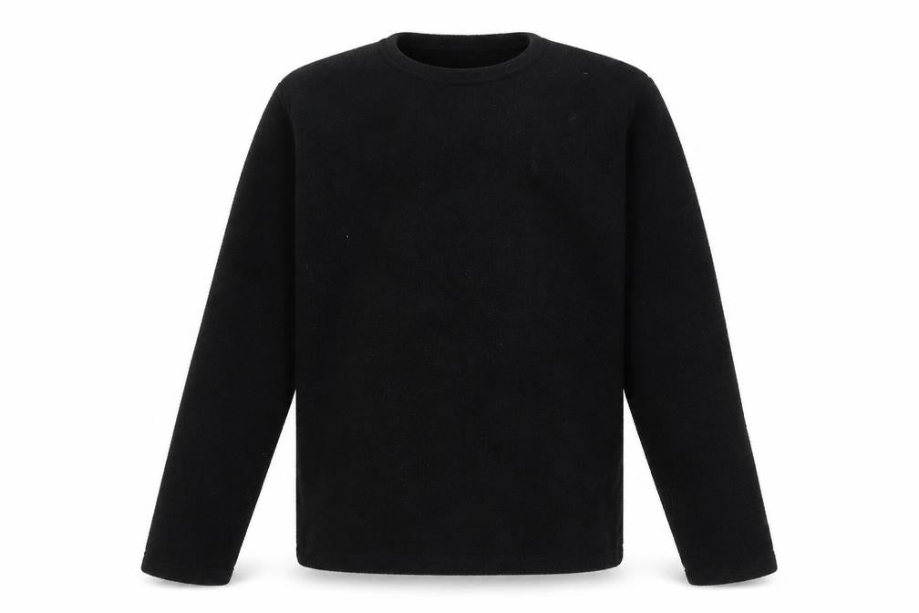 Kruxader Men's Black Fleece Pullover Sweatshirt Size S