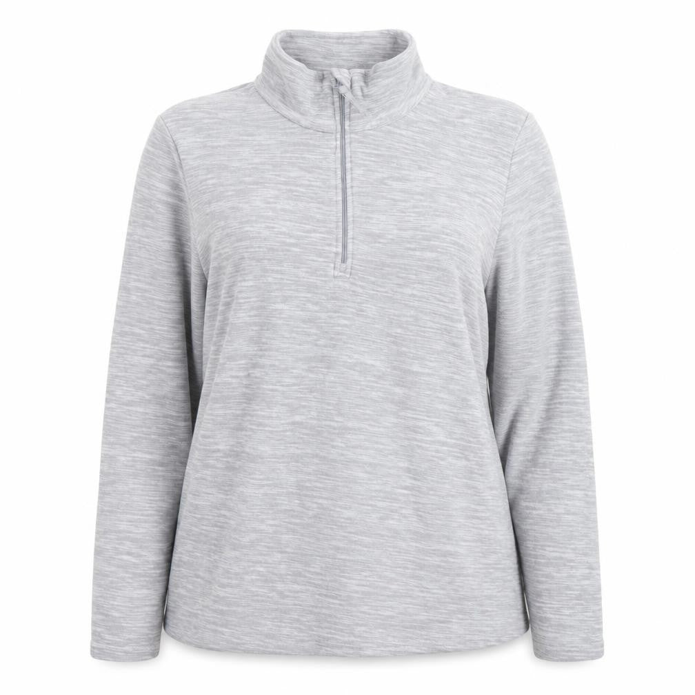Mountain Warehouse Women Grey 1/2 Zip Fleece Pullover UK 14
