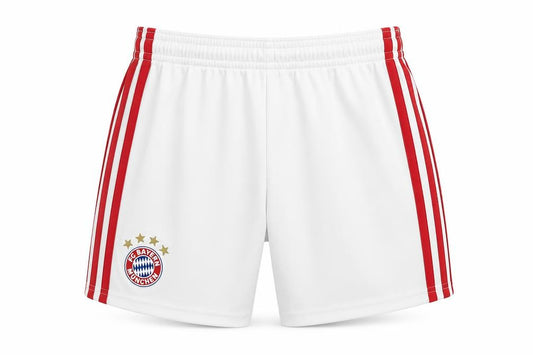 Adidas Boys White Athletic Football Shorts 2XS Bayern Munich Sportswear