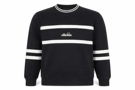 Ellesse Womens Black UK 10 Crew Neck Pullover Sweatshirt