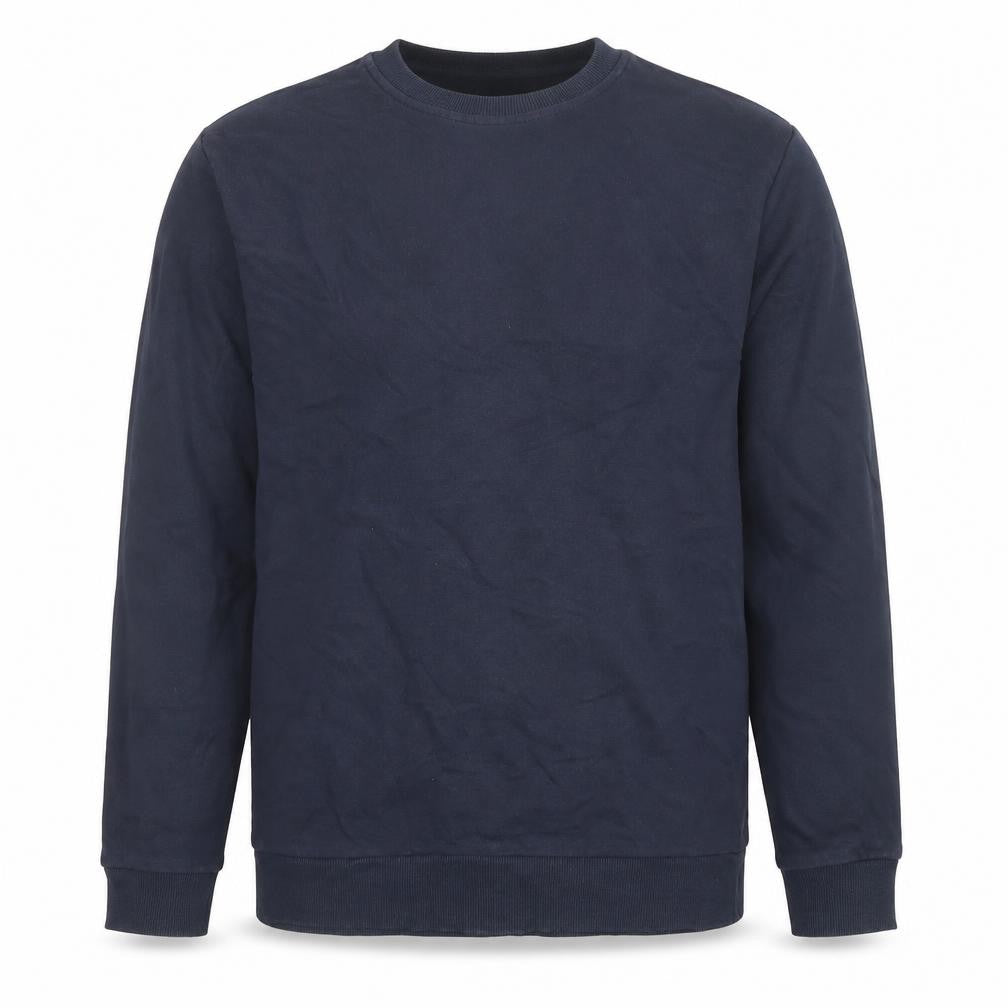 ASOS DESIGN Men's Blue Crew Neck Pullover Sweatshirt M