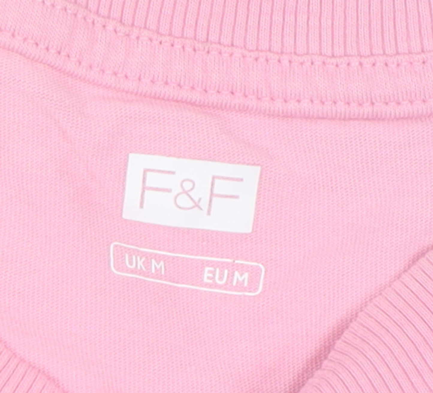 F&F Women’s Pink Ibiza Graphic T-Shirt Size M Casual Summer Top