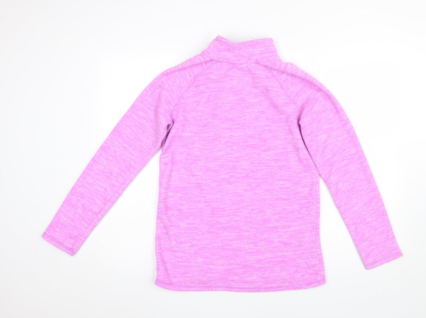 Champion Girls Pink Fleece 1/4 Zip Pullover Sweatshirt XL 14-16 Years