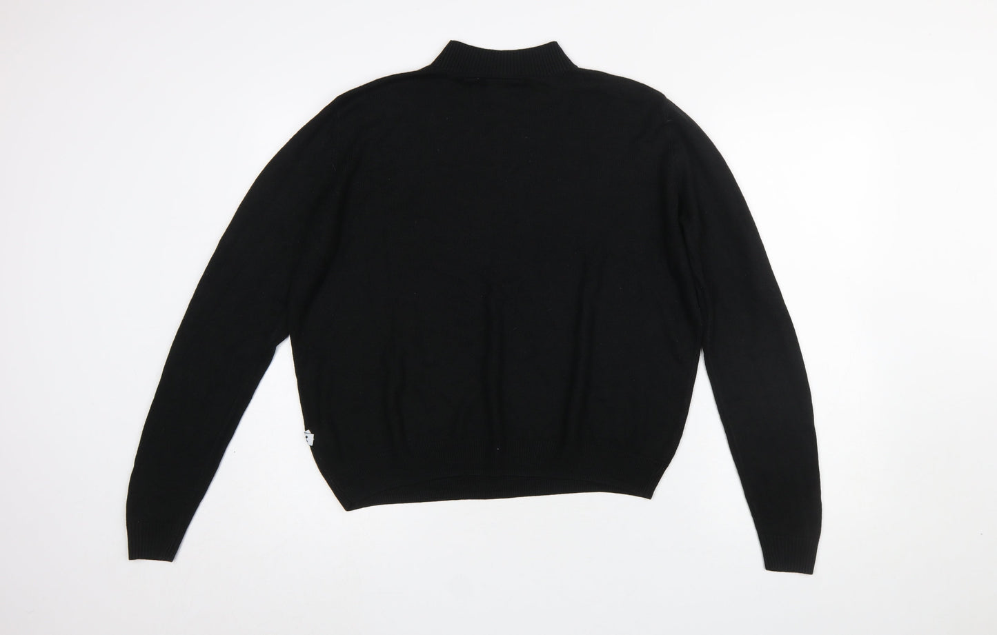 Collusion Women’s Black Mock Neck Long Sleeve Jumper Size 18