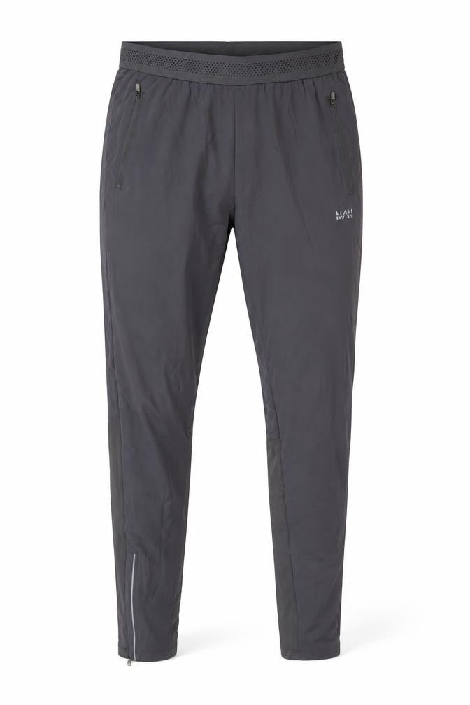 MAN Active Mens Grey S Regular Fit Jogger Trousers Lightweight Stretch