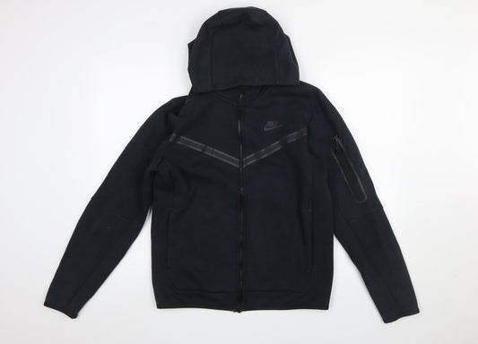 Nike Men's Black Full Zip Hoodie Size S Sportswear Fleece