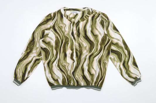 Gerard Womens Multicoloured Size 14 Long Sleeve Polyester Blouse