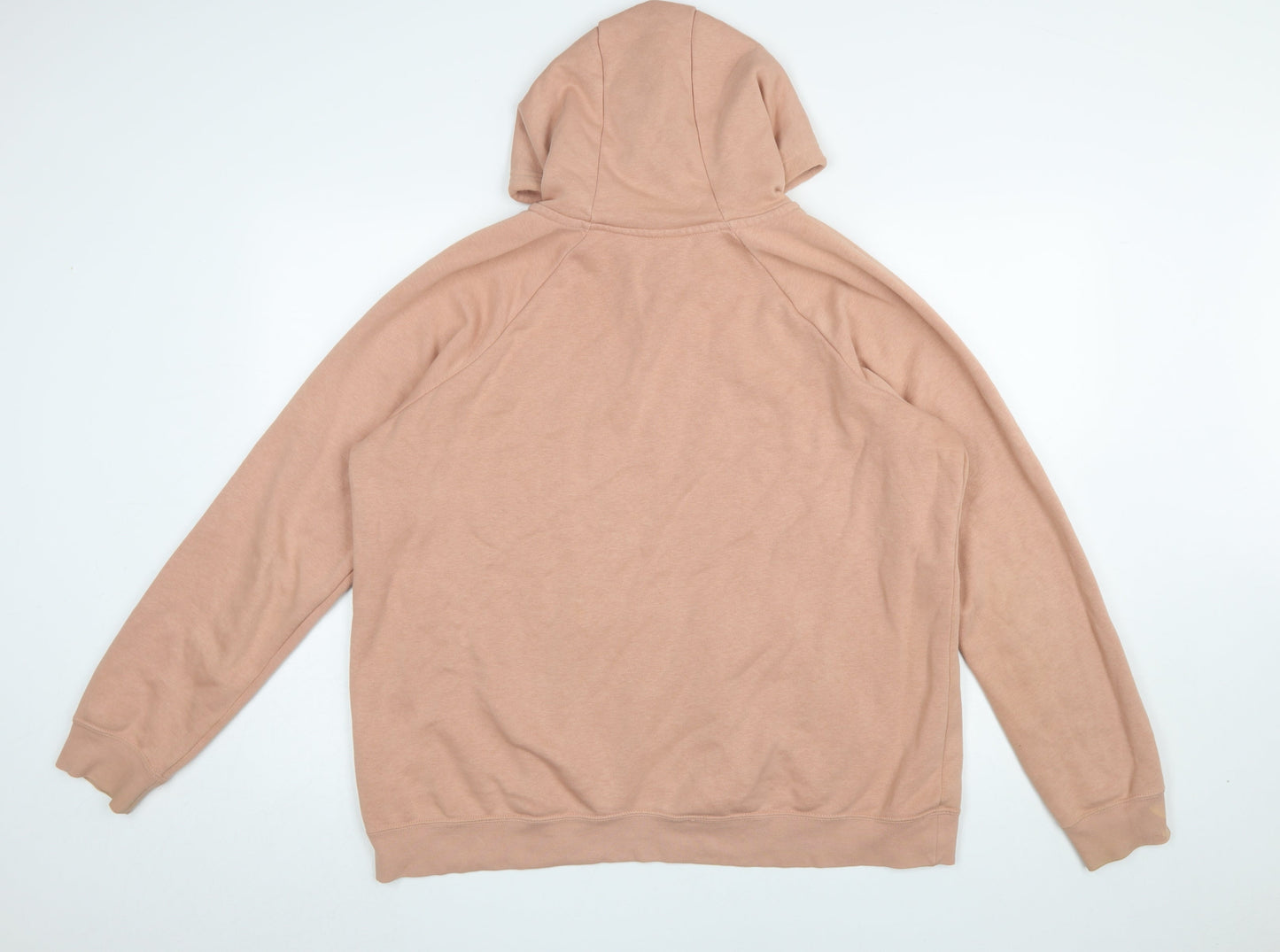 Nike Women’s Beige XL Pullover Hoodie Sweatshirt Cotton Blend