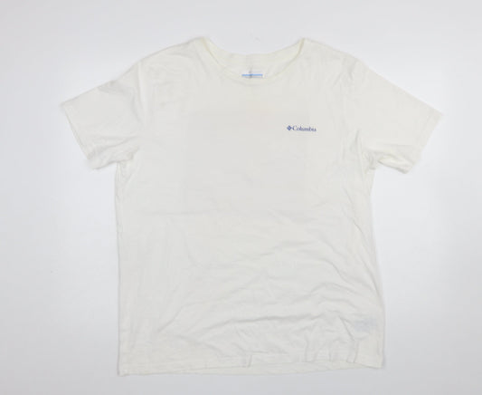 Columbia Men's White XL Graphic Outdoor Cotton T-Shirt
