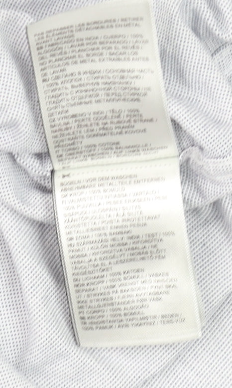 Superdry Studios Men's Grey Cotton Long Sleeve Dress Shirt L