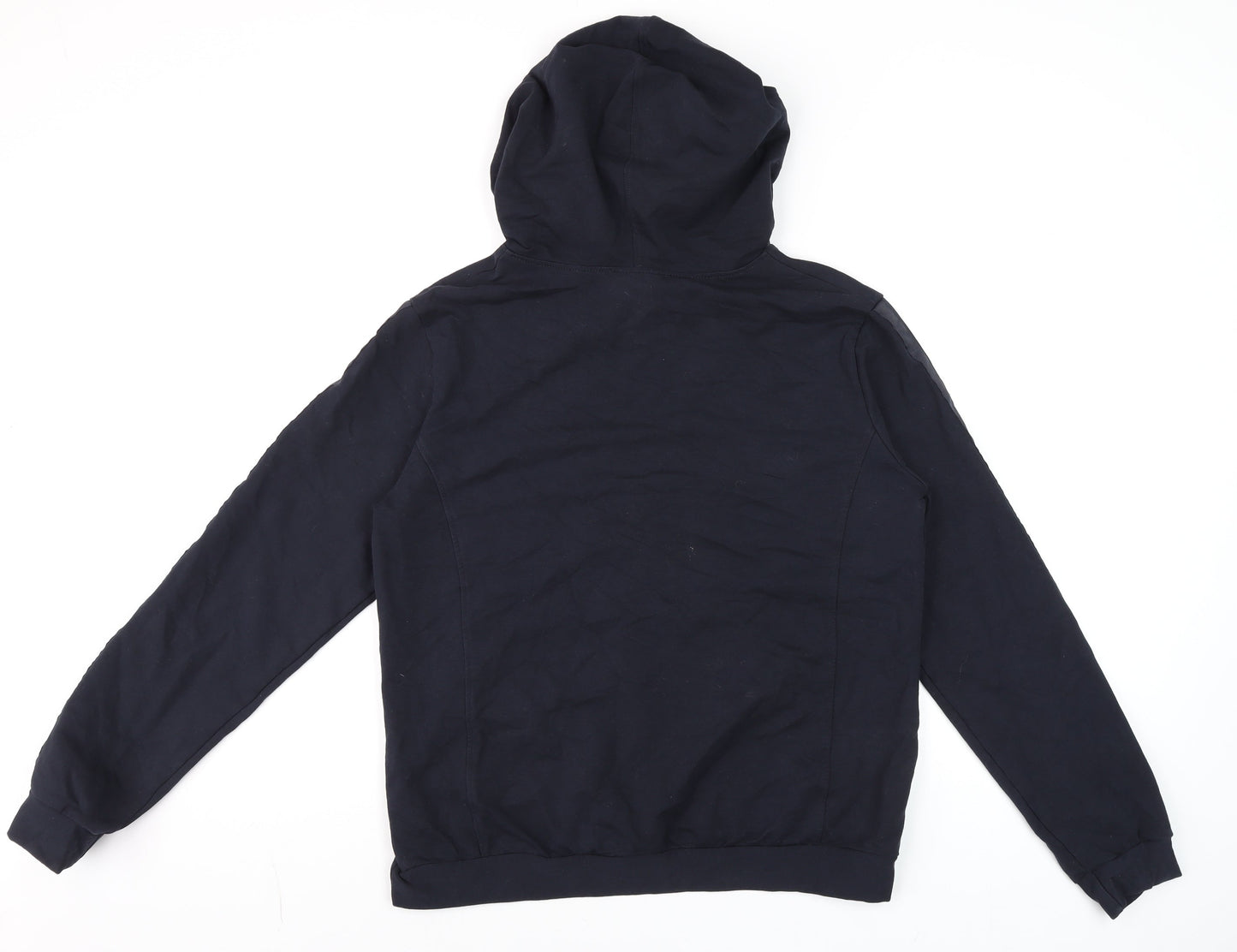 European Culture Men's Navy Blue Pullover Hoodie XL Cotton Blend