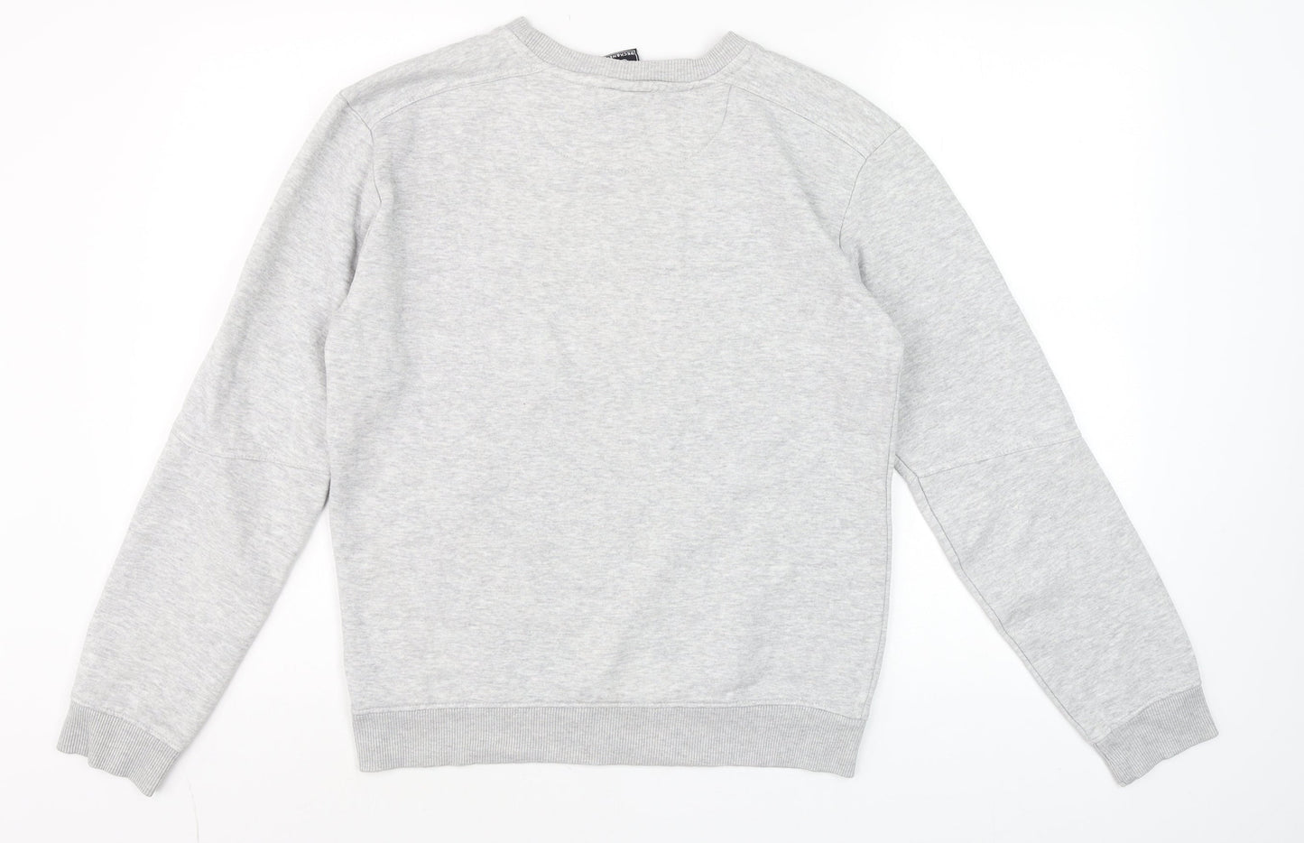 Beck & Hersey Men's Grey Pullover Crew Neck Jumper M