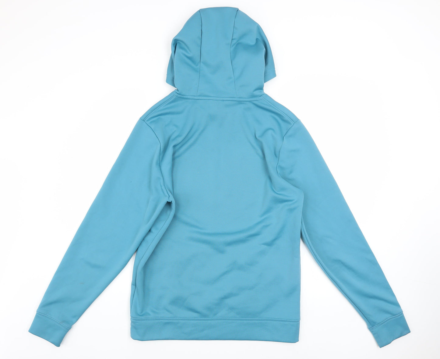The North Face Men's Blue Pullover Hoodie Size S Fleece Logo Outdoor