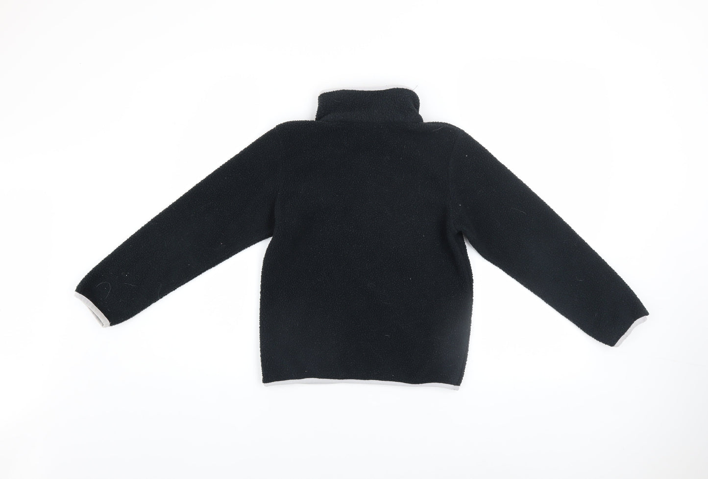 Columbia Girls Black Fleece Henley Sweatshirt Size S Outdoor Pullover